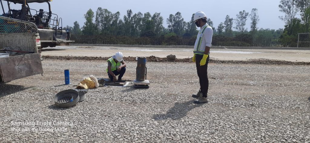 AESPL field team carrying out site sampling